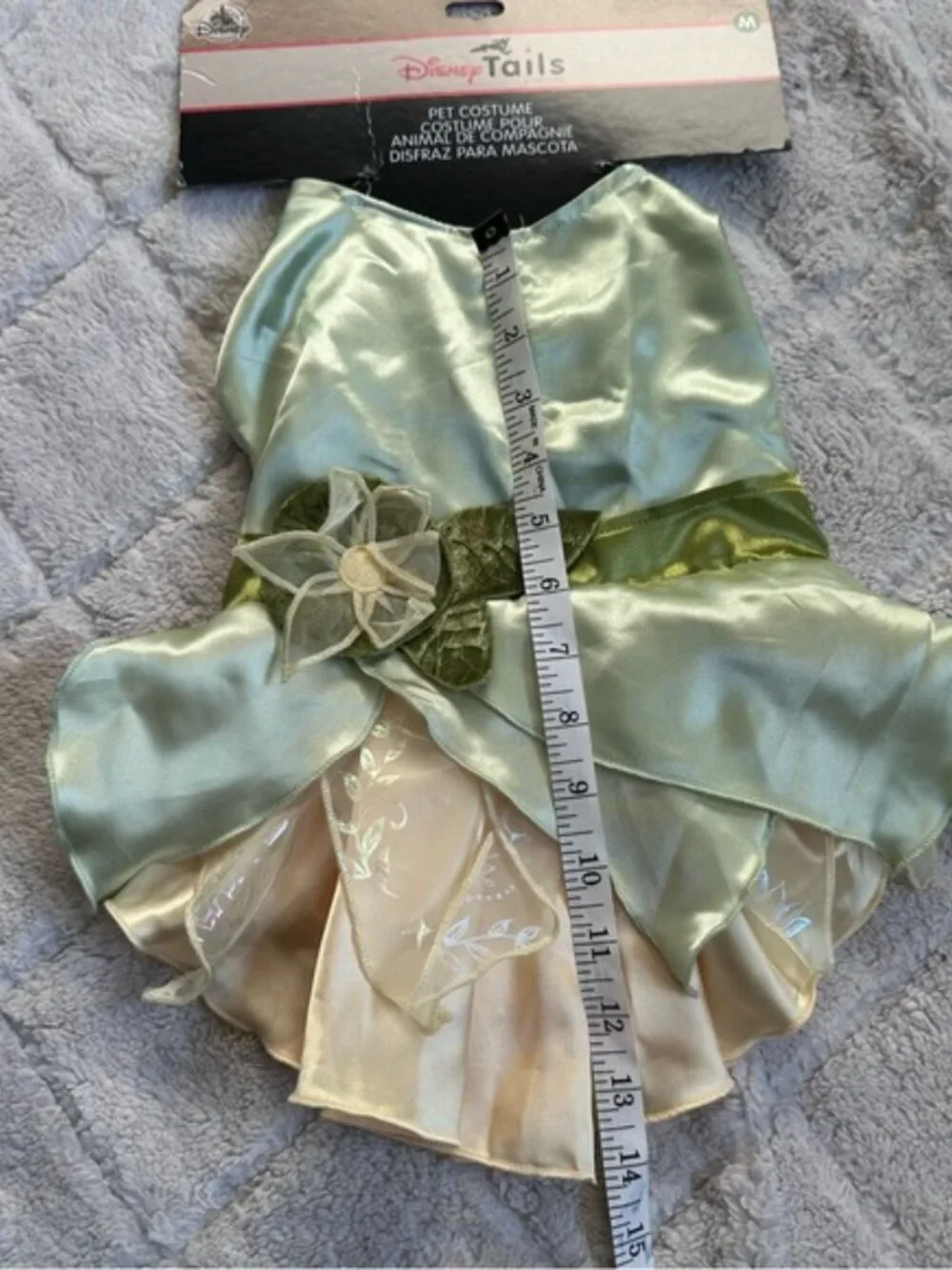 Disney Tails | NO WIG Princess Tiana Pet costume | Size Medium